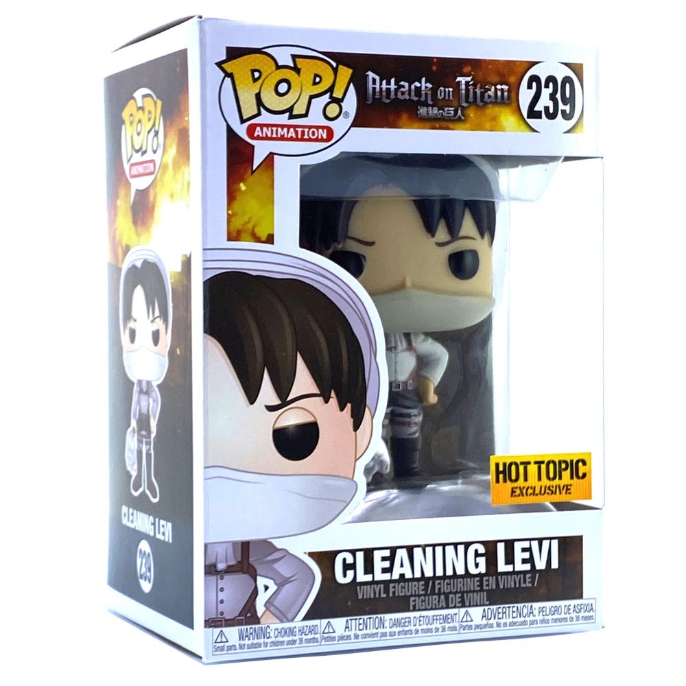 Pop Attack On Titan 239 Cleaning Levi Hot Topic Exclusive – I Want More  Comics \u0026 Games