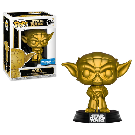 Pop 124 Yoda (Gold) Walmart Exc
