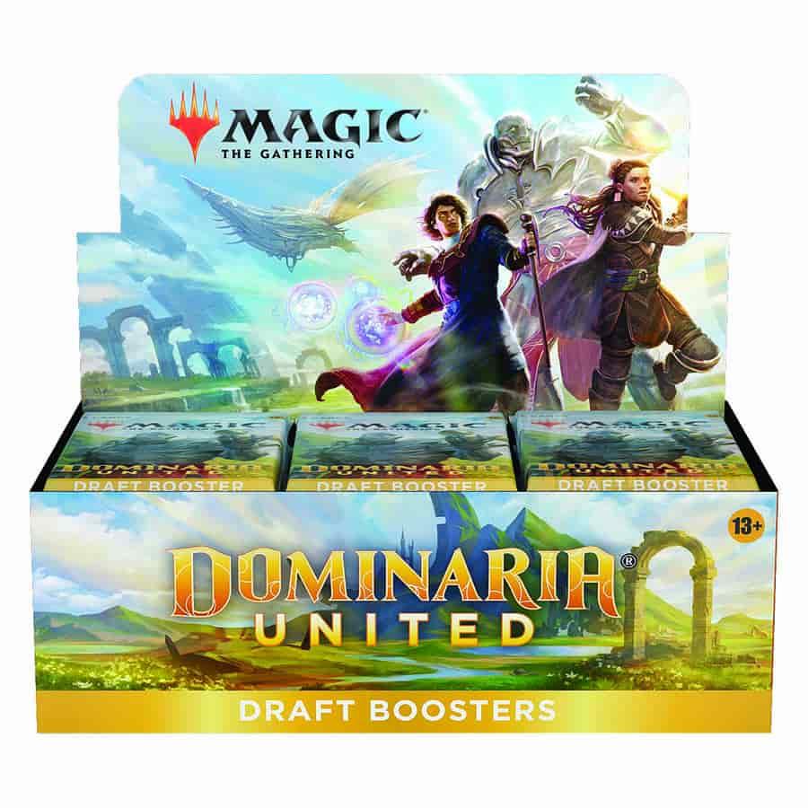 Magic - Dominaria United Draft Booster Box I Want More Comics & Games Magic - Dominaria United Draft Booster Box I Want More Comics & Games