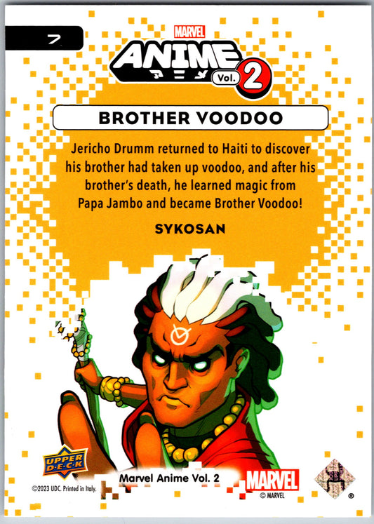Marvel Anime Vol 2 2023 Base #007 Brother Voodoo
