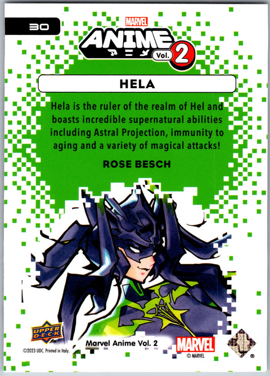 Marvel Anime Vol 2 2023 Base #030 Hela