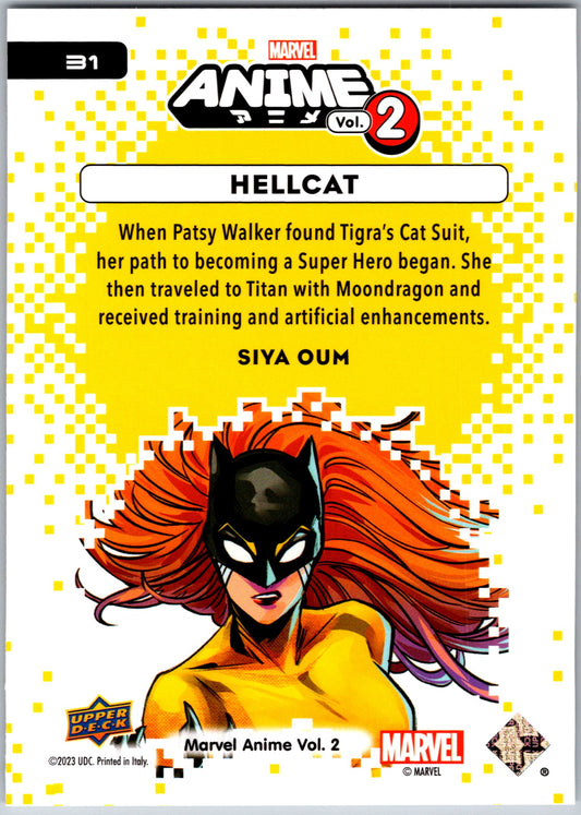 Marvel Anime Vol 2 2023 Base #031 Hellcat