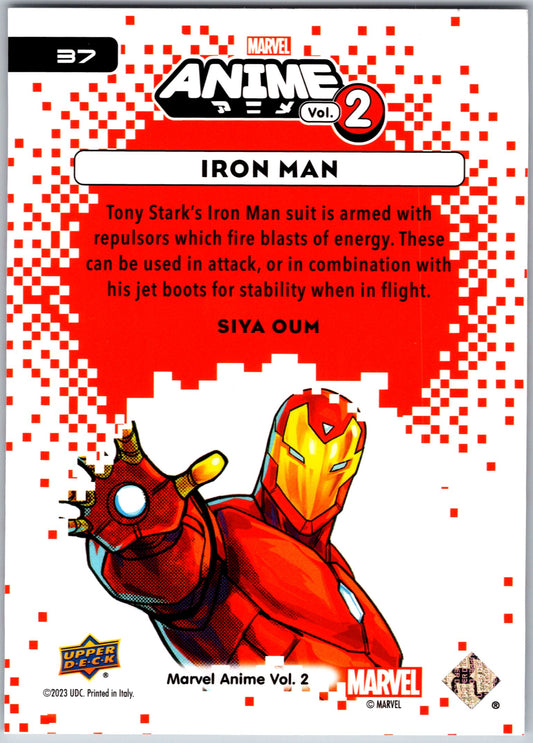 Marvel Anime Vol 2 2023 Base #037 Iron Man