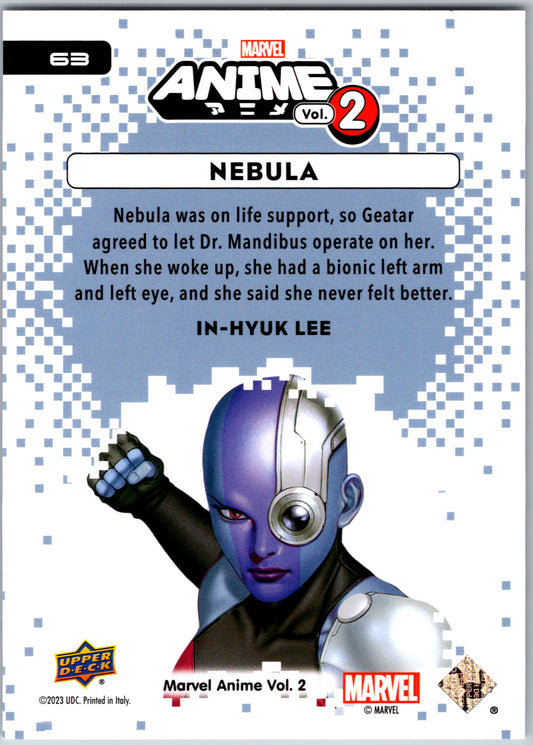 Marvel Anime Vol 2 2023 Base #063 Nebula