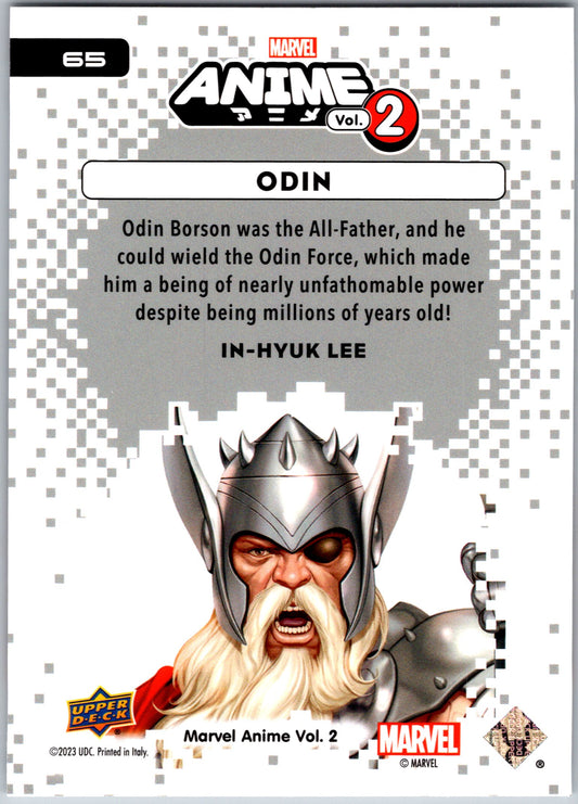 Marvel Anime Vol 2 2023 Base #065 Odin