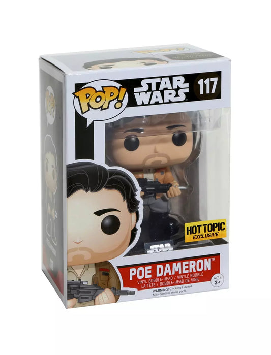 Pop 117 Poe Dameron Hot Topic Exc