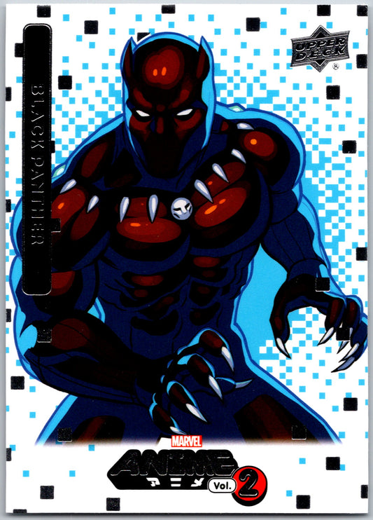 Marvel Anime Vol 2 2023 Base #004 Black Panther Marvel Singles Upper Deck Default Title  