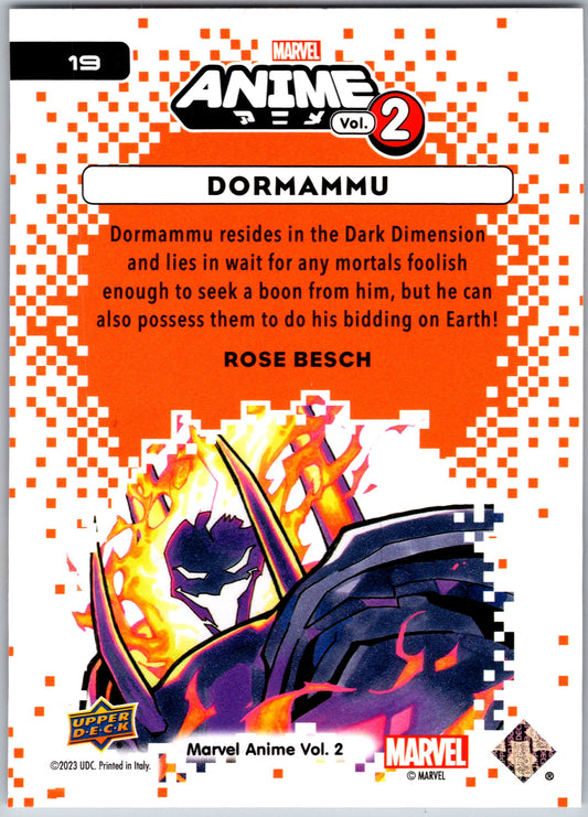 Marvel Anime Vol 2 2023 Base #019 Dormammu Marvel Singles Upper Deck   