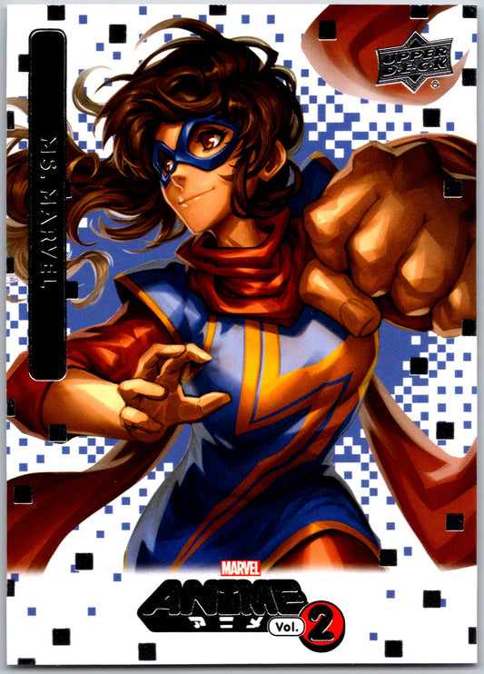 Marvel Anime Vol 2 2023 Base #025 Ms. Marvel Marvel Singles Upper Deck Default Title  