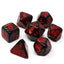 DHD - Inquisitor With Red Kybr 7pc RPG Set Gaming Die Hard Dice