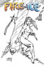 Fire and Ice #03 1:10 Joseph Michael Linsner "Black Line" Var Comics - Back Issues Dynamite Entertainment
