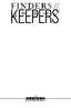 Horizon Experiment Finders Keepers One-Shot Blank Var