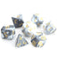 DHD - White & Black Marble 7pc RPG Set