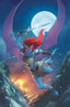 Gargoyles Demona #01 Meghan Hetrick "Foil Virgin" Var Comics - Back Issues Dynamite Entertainment