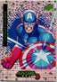 Marvel Anime Vol 2 2023 Thatched Foil #009 Captain America Non-Sports Cards Upper Deck