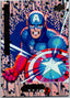 Marvel Anime Vol 2 2023 Mega Moon #009 Captain America Non-Sports Cards Upper Deck