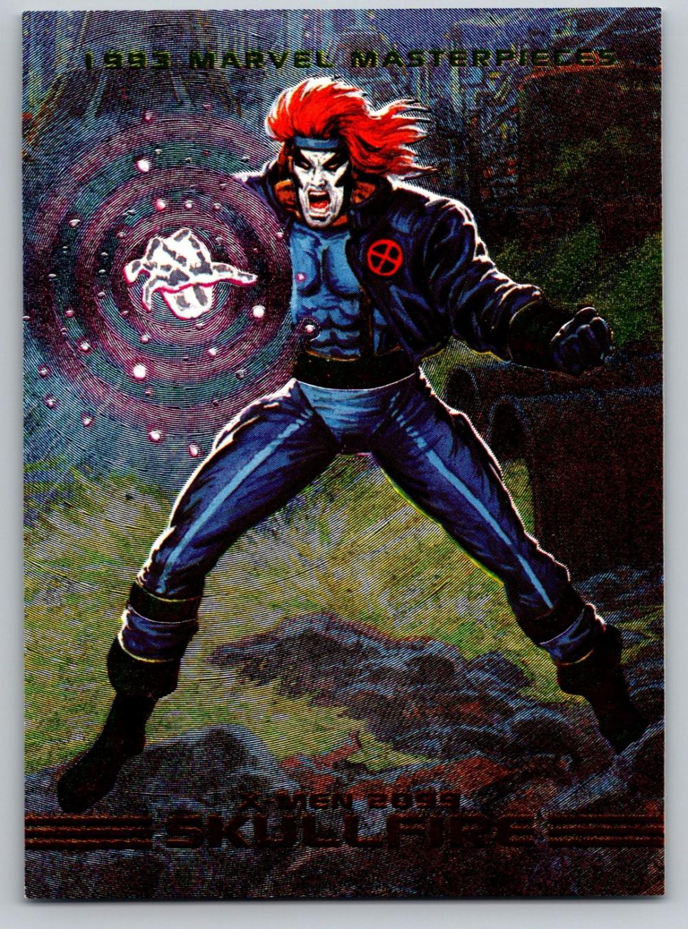 Marvel Masterpieces 1993 X-Men 2099 Dyna-Etch #S7 Skullfire – I