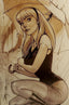 Amazing Spider-Man (2018) #14 J Scott Campbell "Gwen Stacy Kneeling Sketch" Var jscottcampbell.com Exclusive
