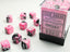 Dice - Chessex 12mm d6 Gemini Black-Pink/White (36) Gaming Chessex Manufacturing