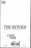 Civil War The Return #01 Comics - Back Issues Marvel Comics
