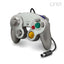 Controller For Gamecube (Silver) Video Games Hyperkin