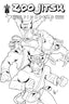 Zoo Jitsu Fighters #02 Wade King "Black & White" Var Comics ICON HEROES