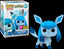 Pop Pokemon 921 Glaceon Flocked Hot Topic Exclusive Action Figures/Funko Pop Funko