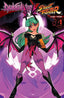 Darkstalkers X Street Fighter Blood Throne #01 1:5 Alex Ahad Var