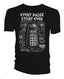 DOCTOR WHO EVERY DALEK STORY EVER SZ L BLACK TS Apparel TITAN MERCHANDISE