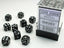 Dice - Chessex 12mm d6 Opaque Black/White (36) Gaming DICE- OPAQUE