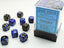 Dice - Chessex 12mm d6 Gemini Black-Blue/Gold (36) Gaming Chessex Manufacturing