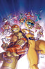Mighty Morphin Power Rangers Teenage Mutant Ninja Turtles III #01 1:300 Santolouco Var Comics Boom! Entertainment