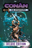 Conan The Barbarian Bound in Black Stone Deluxe Edition HC 01 Roberto De La Torre "Skull" Cvr Trades/Hard Covers Titan Comics