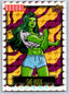 Marvel Annual 2022-23 Backscatters Gold #B10 - She-Hulk Non-Sports Cards Upper Deck