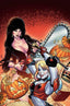 Harley Quinn X Elvira #01 1:15 Hardin "Foil" Var Comics Dynamite Entertainment