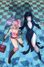 Harley Quinn X Elvira #02 1:10 Ben Caldwell Var Comics Dynamite Entertainment