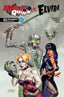 Harley Quinn X Elvira #03 Joseph Michael Linsner Var
