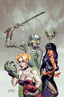 Harley Quinn X Elvira #03 1:15 Joseph Michael Linsner Var
