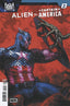 Alien Vs Captain America #02 1:25 Davide Paratore Var Comics Marvel Comics