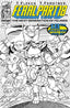 Feral #18 Tony Fleecs & Trish Forstner "Youngblood Team-Up Black & White" Var Comics Image Comics