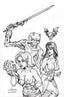 Harley Quinn X Elvira #03 1:10 Joseph Michael Linsner Var
