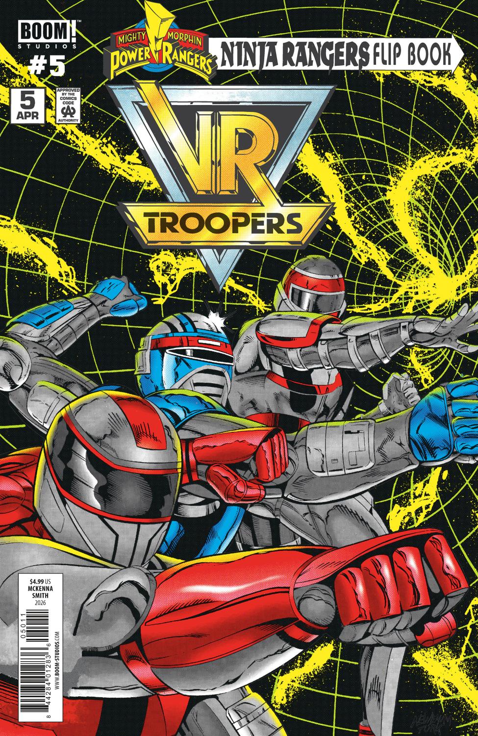 VR Troopers Mighty Morphin Power Rangers Flipbook Facsimile Edition #0 ...