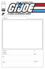 GI Joe A Real American Hero (2023) #325 "Blank" Var Comics Image Comics