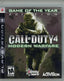 Call Of Duty 4 Modern Warfare [Game Of The Year Edition] Video Games Sony Computer Entertainment