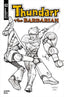 Thundarr the Barbarian #02 Joseph Michael Linsner "Line Art" Var Comics Dynamite Entertainment