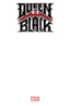 Queen in Black #01 "Blank" Var Comics Marvel Comics