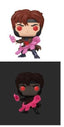 Pop X-men 553 Gambit Glow Entertainment Earth Exclusive Action Figures/Funko Pop Funko