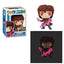 Pop X-men 553 Gambit Glow Entertainment Earth Exclusive Action Figures/Funko Pop Funko