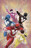 Mighty Morphin Power Rangers (2026) #01 1:10 Andrew Lee Griffith "Foil" Var Comics Boom! Entertainment