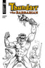 Thundarr the Barbarian #04 Joseph Michael Linsner "Line Art" Var Comics Dynamite Entertainment